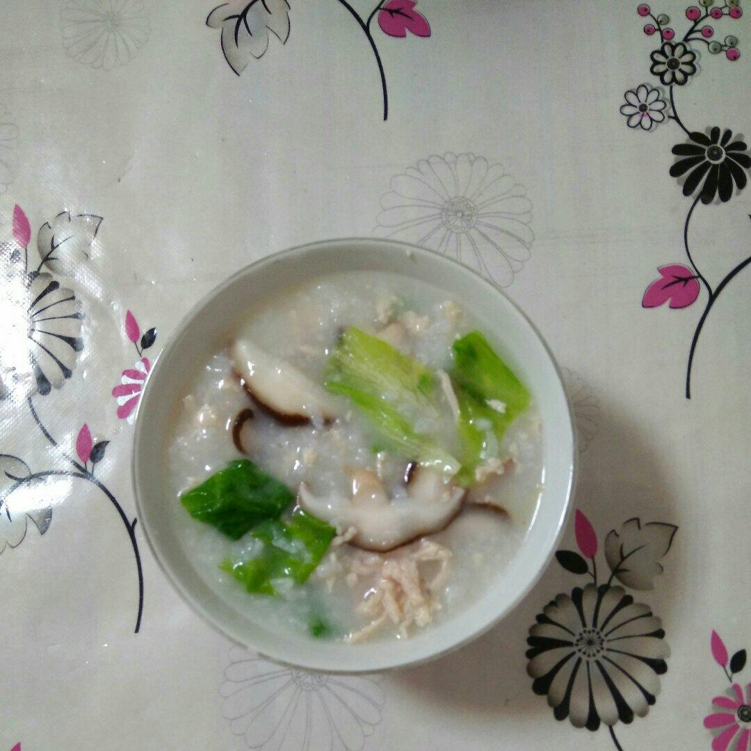 香菇鸡肉粥