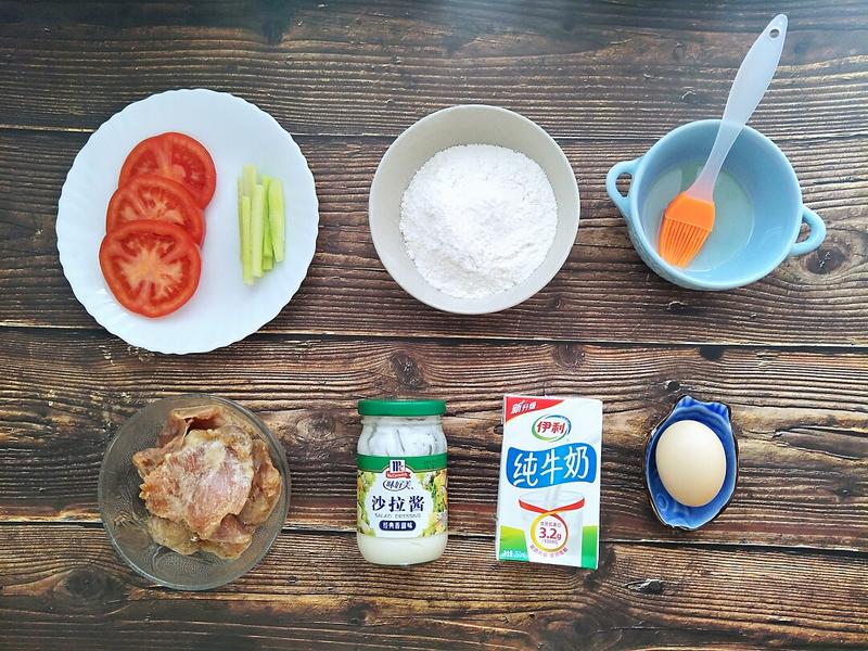 纯奶手撕吐司的做法 步骤1