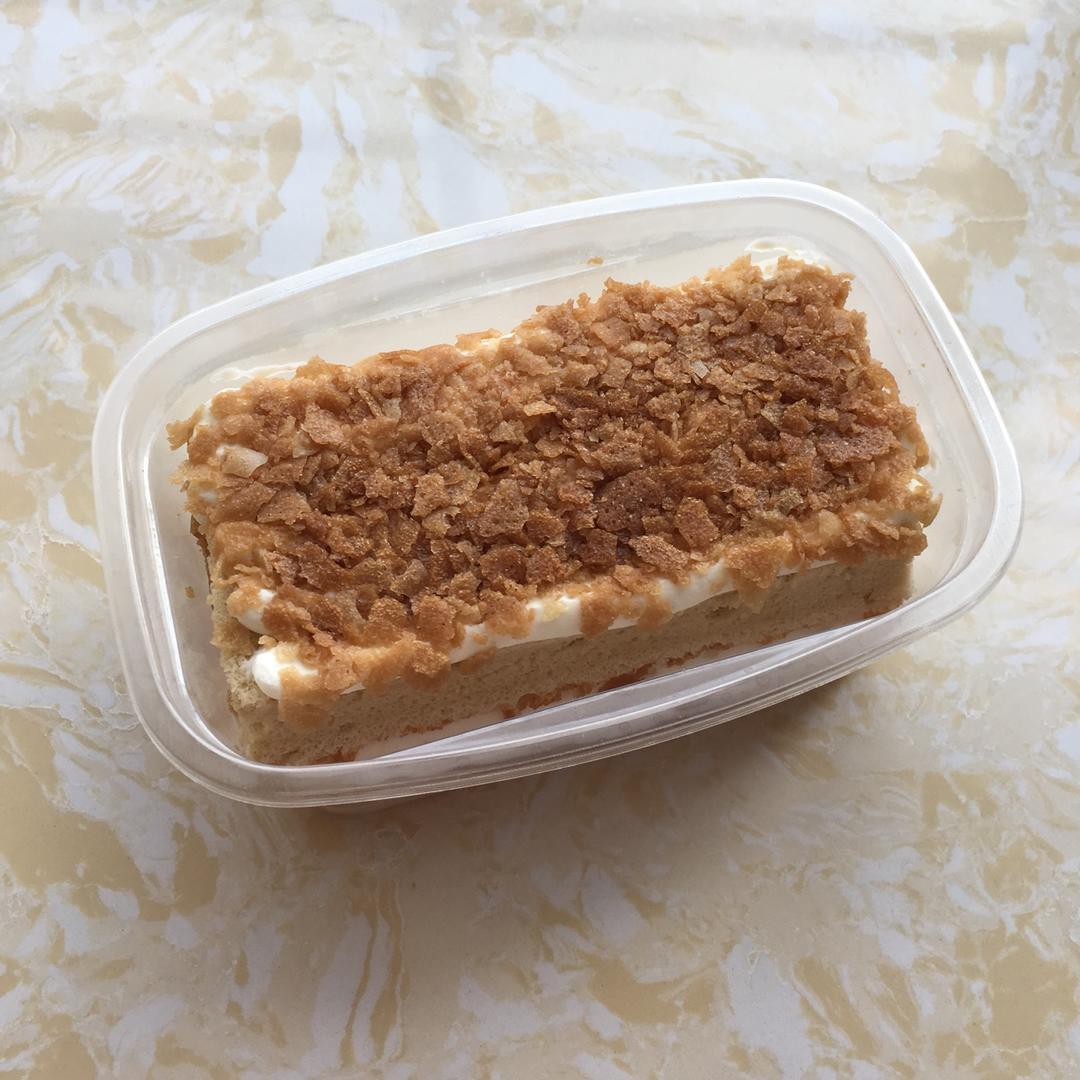 可可薄片甜心盒子蛋糕