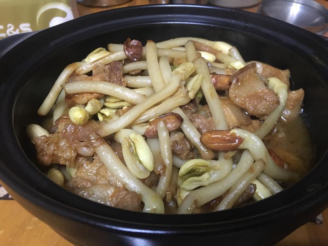 花生芽炒肉