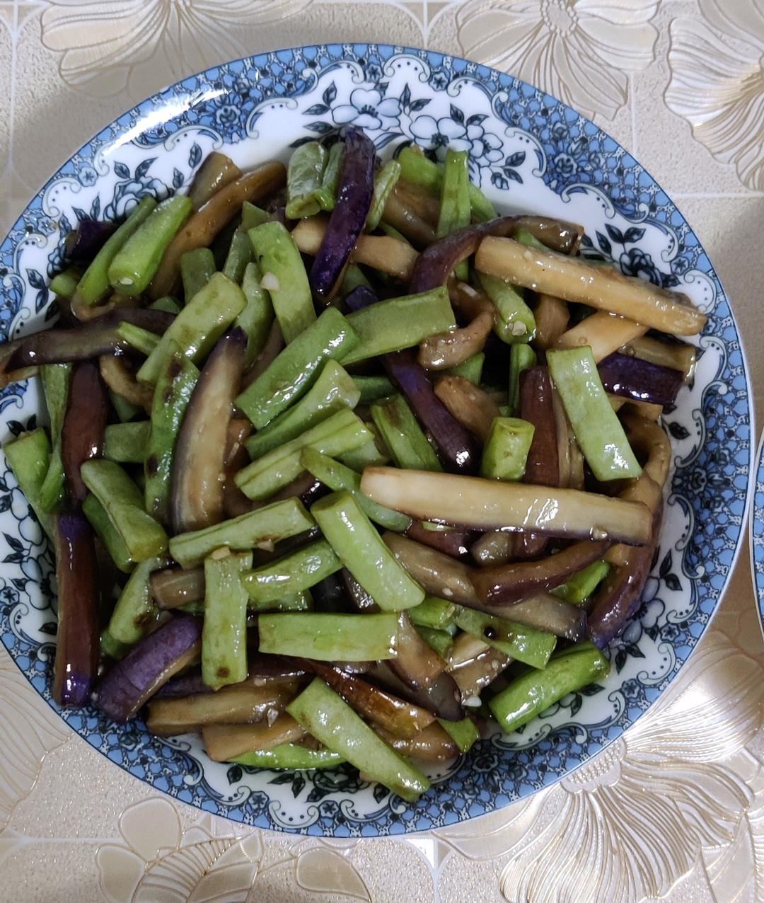 豆角烧茄子