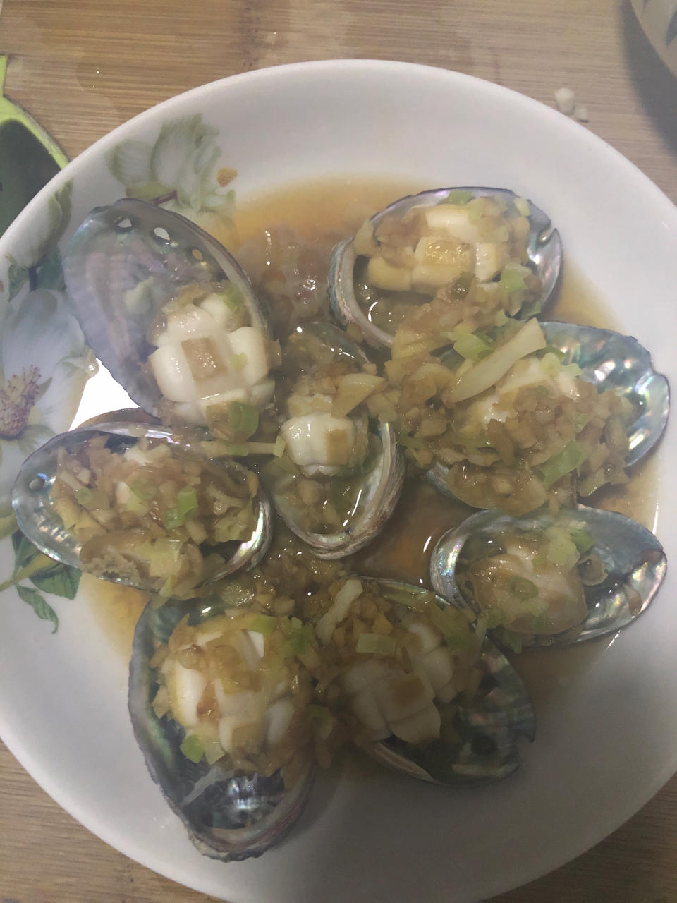 百吃不厌清蒸鲍鱼