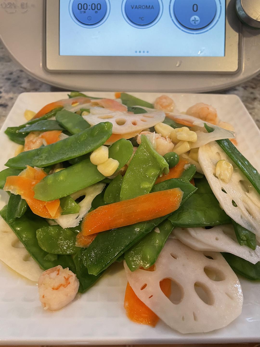 荷塘小炒的做法