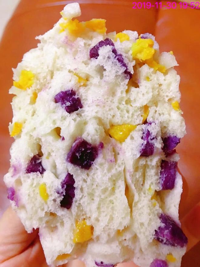 紫薯地瓜丁馒头的做法