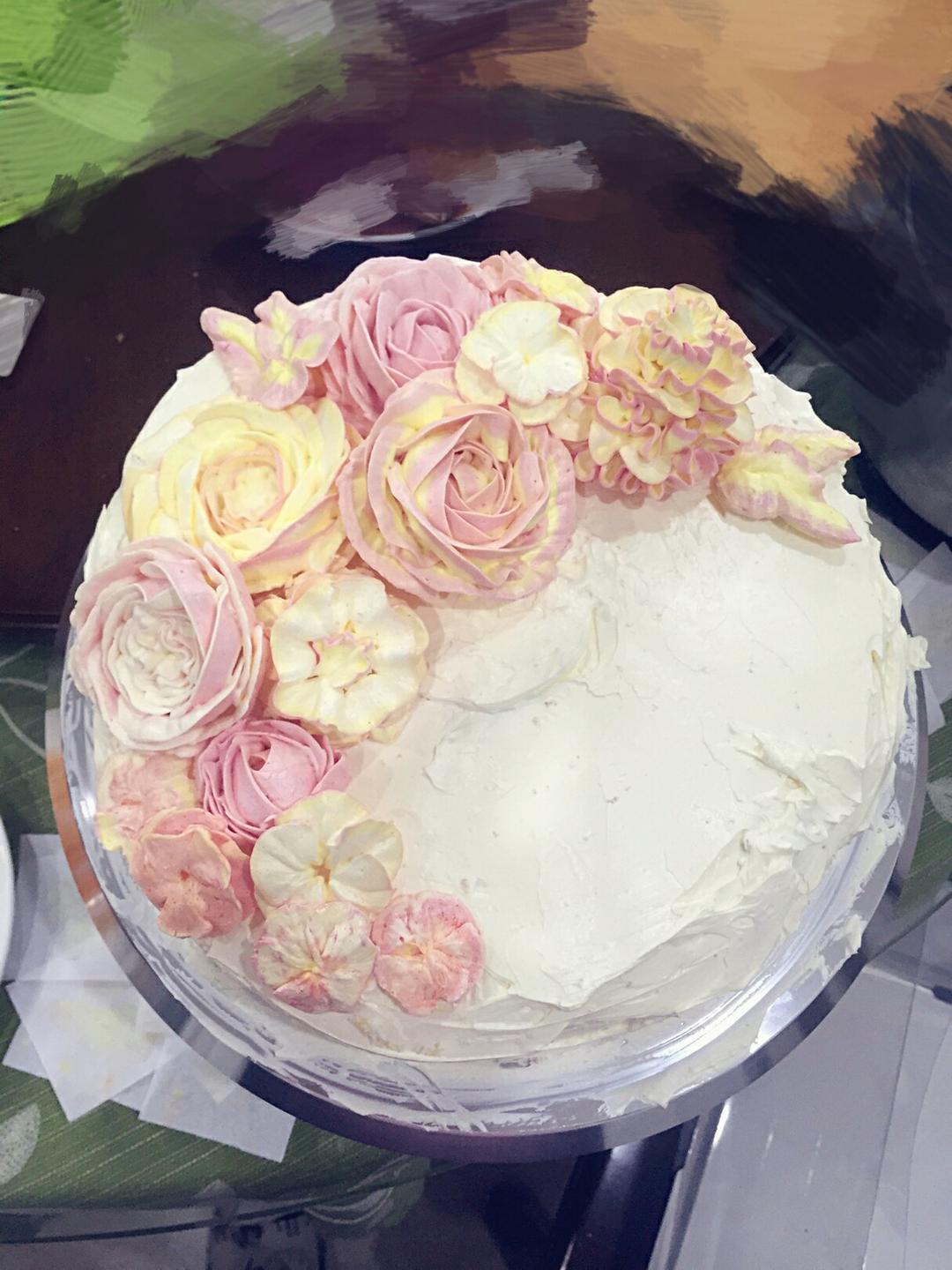 一一shi二做的快手淡奶油奶油霜( 超白)