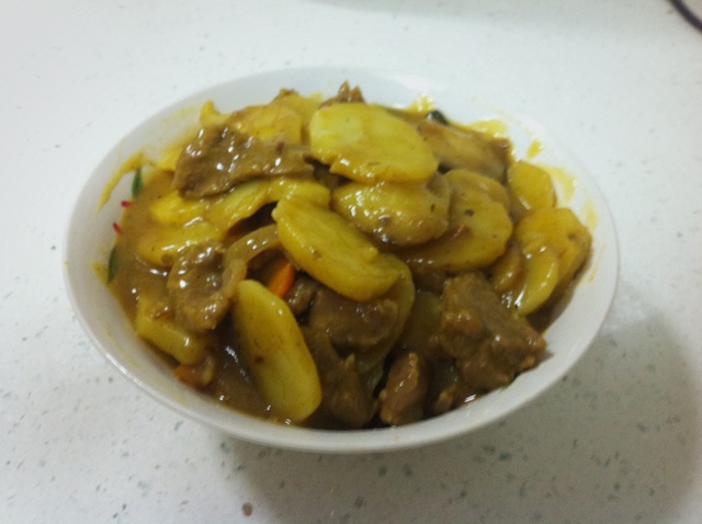 咖喱土豆牛肉