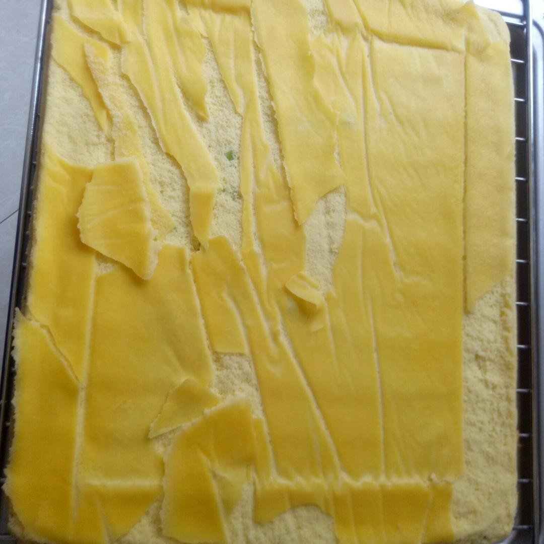 香葱肉松肥蛋糕卷～