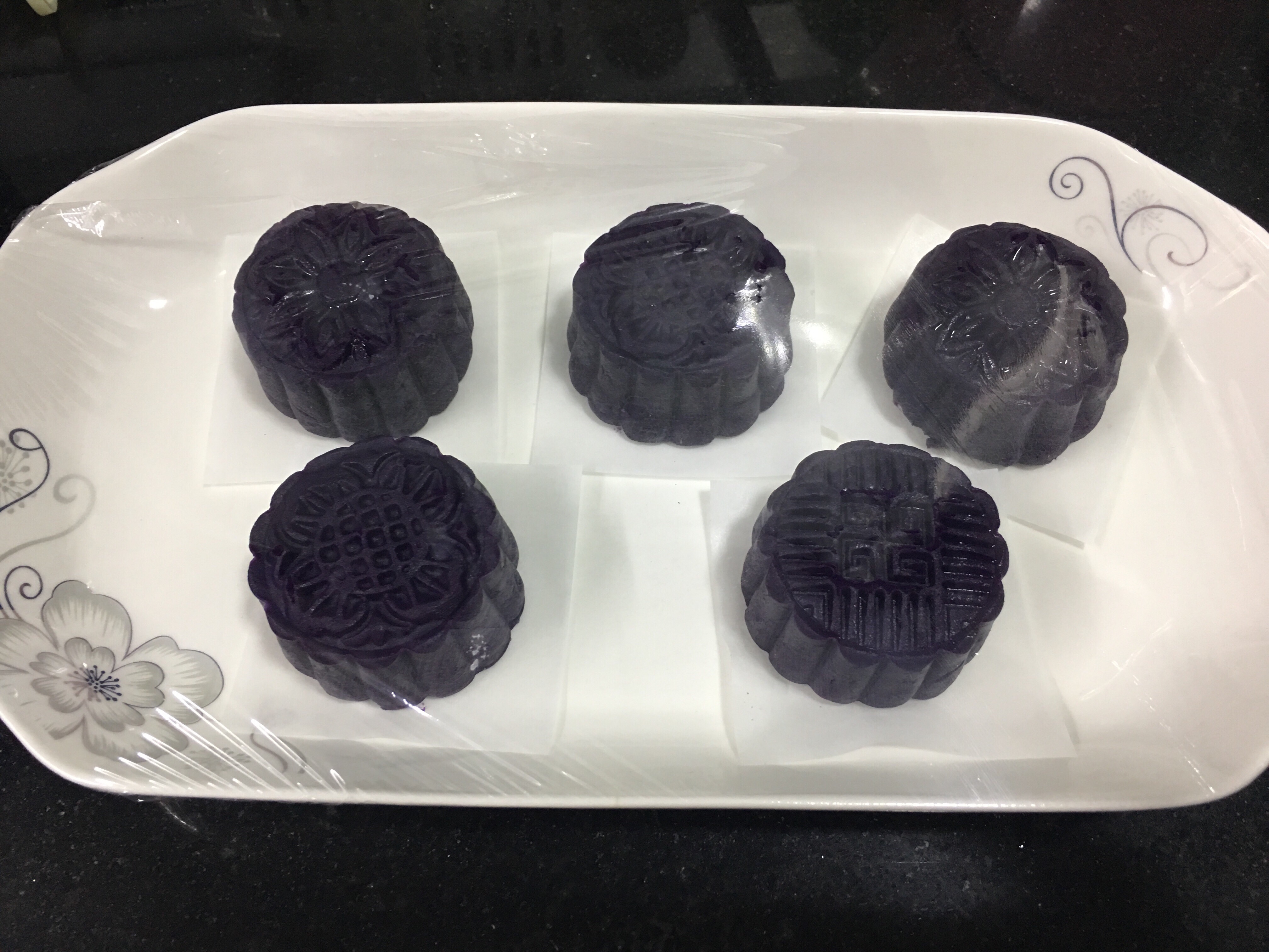 蜂蜜紫薯糕的做法 步骤8