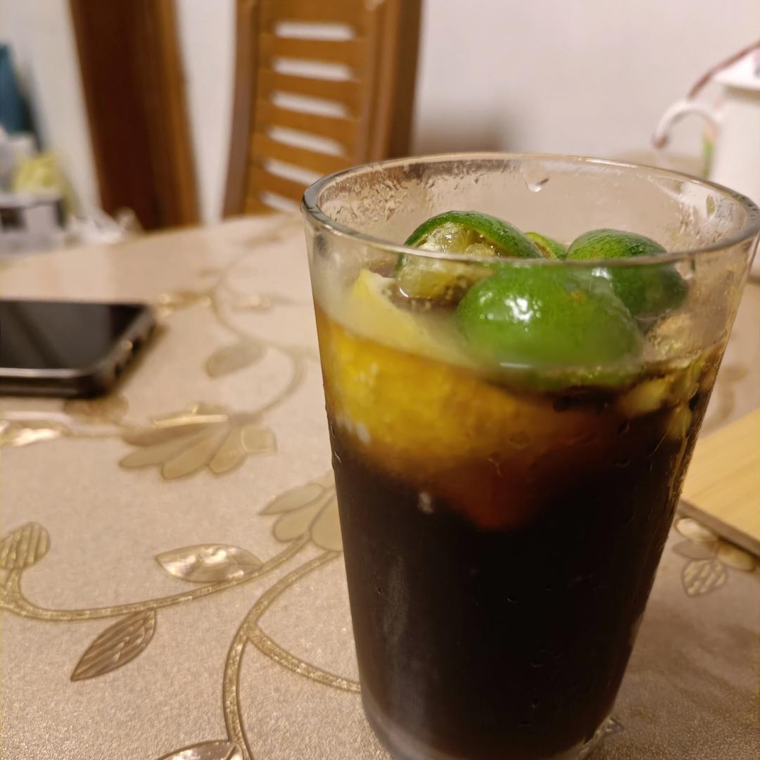 金桔柠檬可乐（冻柠乐）酸爽的夏日饮
