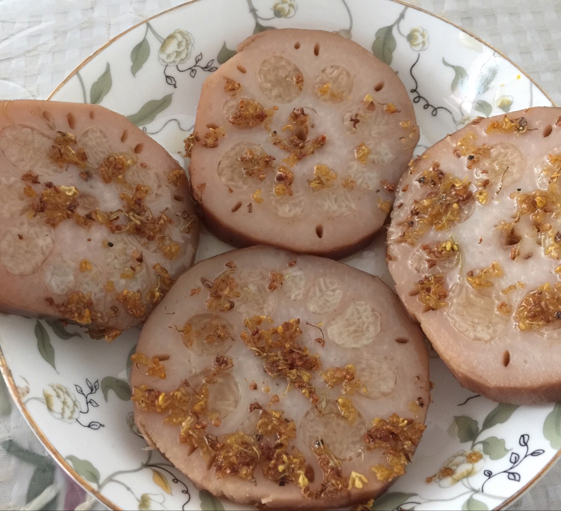 【曼食慢语】桂花红糖糯米藕
