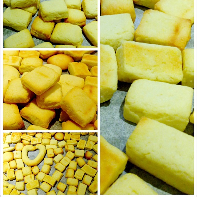 牛奶方块小饼干（烤箱做饼干）