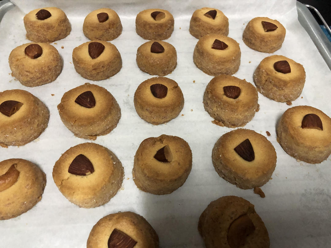 莎布蕾杏仁曲奇💎小钻石下午茶颜值担当，酥脆美味