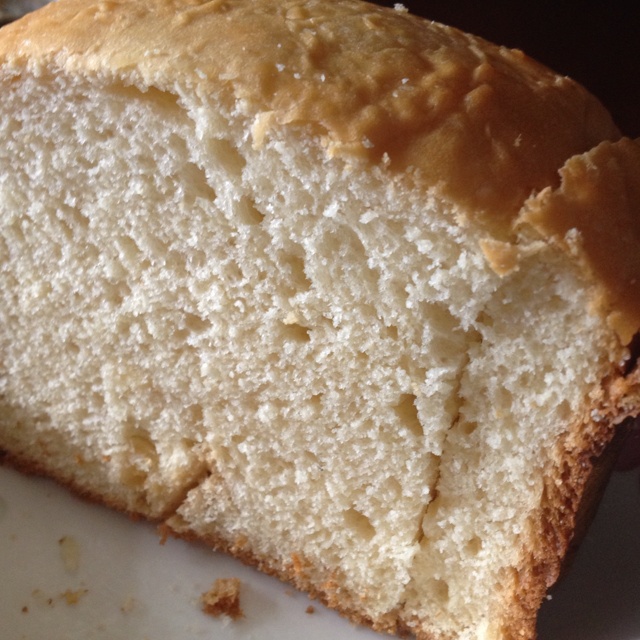 超级好吃的原味面包（面包机版）