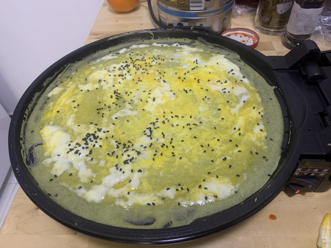 绿豆面煎饼