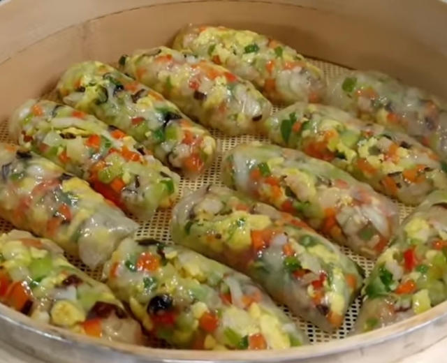 越南春卷皮卷虾仁蔬菜减肥代餐