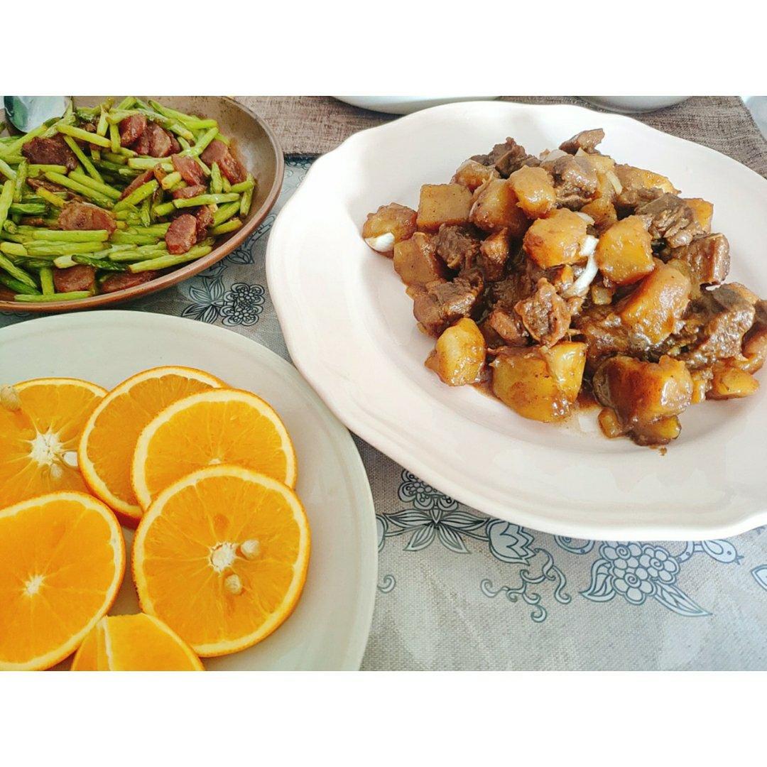 土豆炖牛腩 能量餐