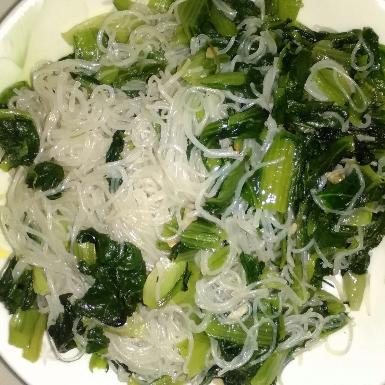 小白菜熬粉条