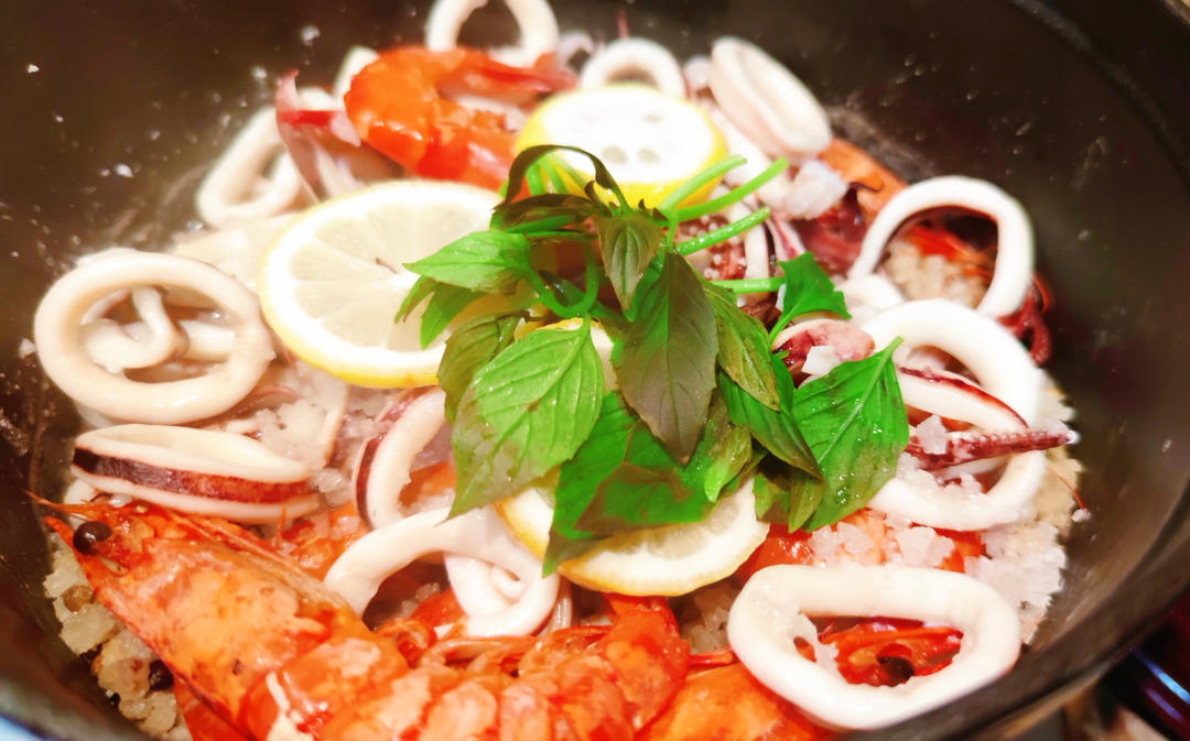 柠檬盐焗虾（bokuk伯可福煎烤魔方）