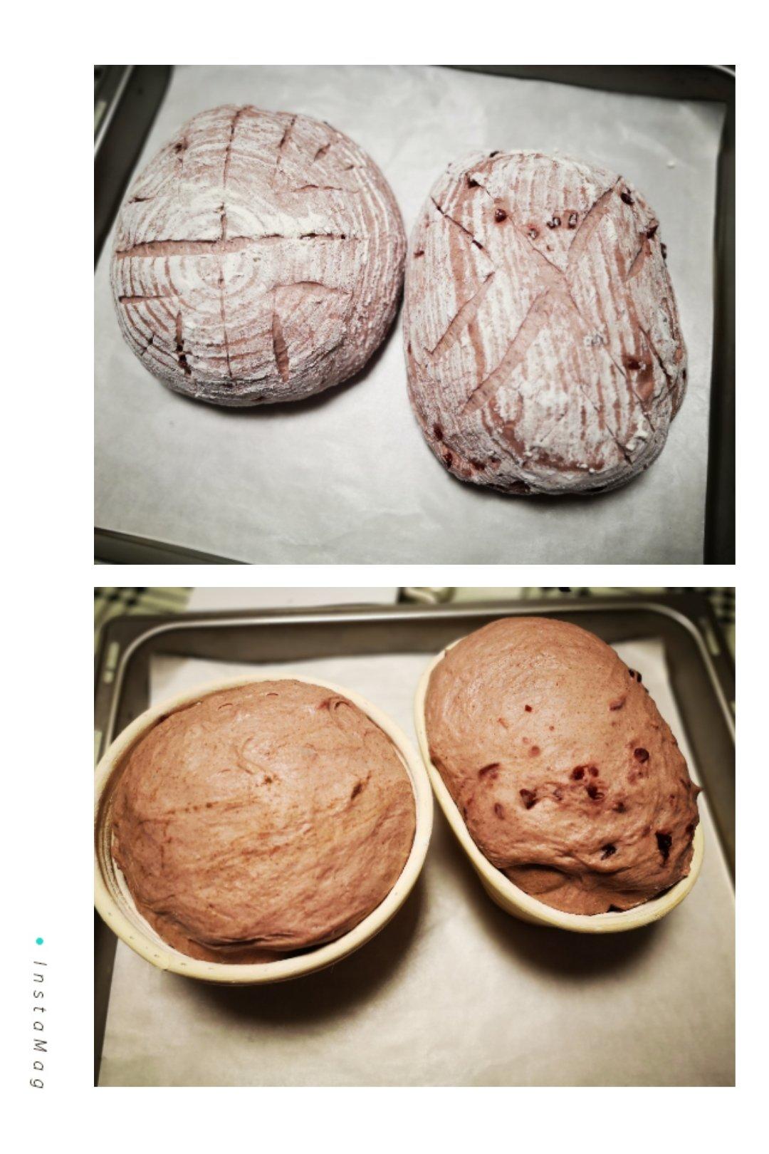 波兰种紫薯肉桂全麦欧包