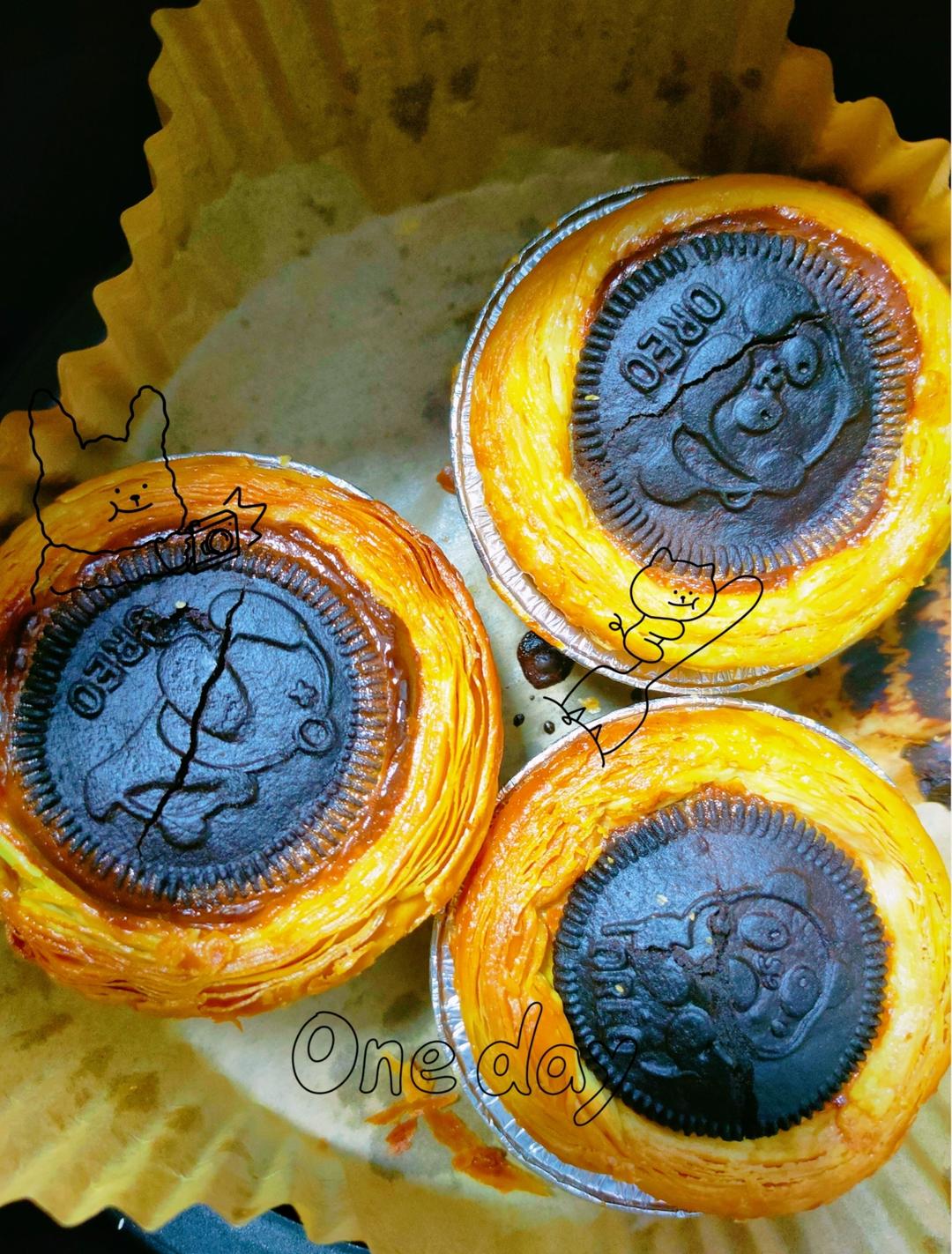 绝不能错过的绝佳比例蛋挞&巧克力爆浆蛋挞