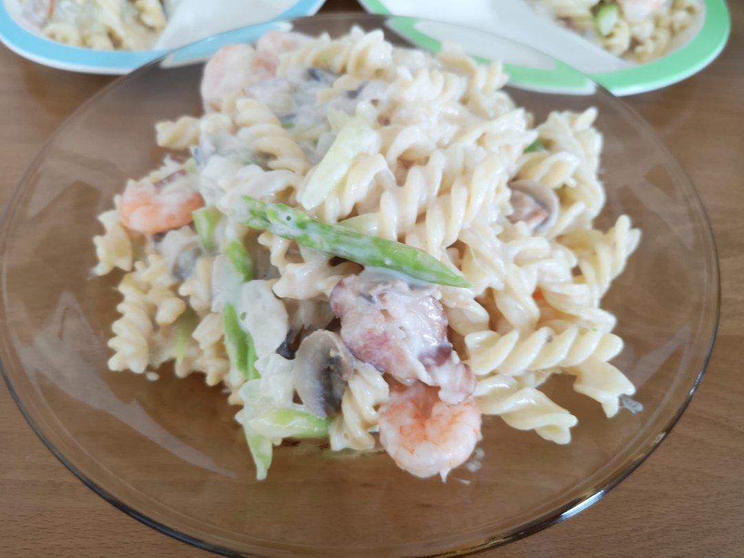 奶油蘑菇意大利面