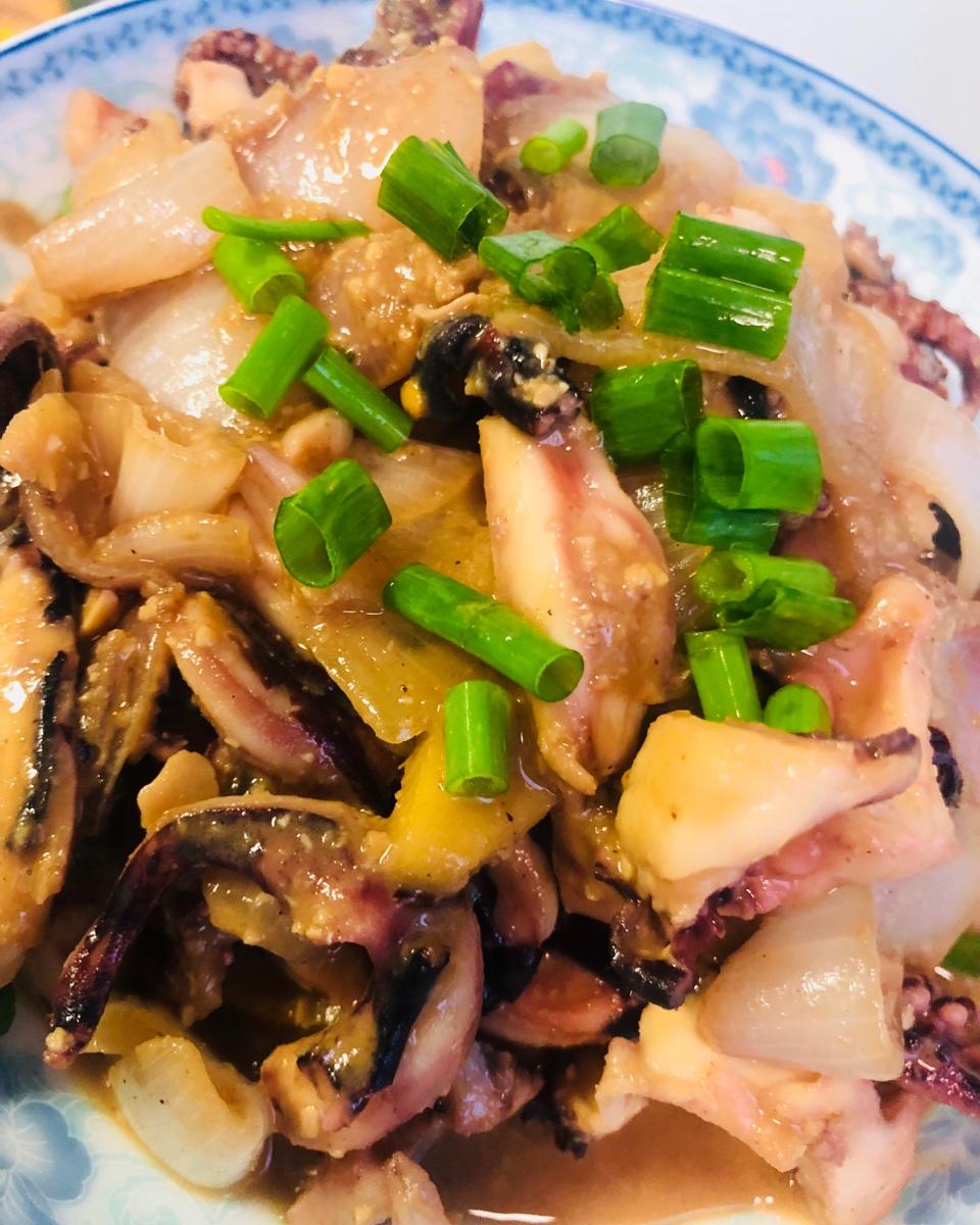 洋葱爆炒鱿鱼