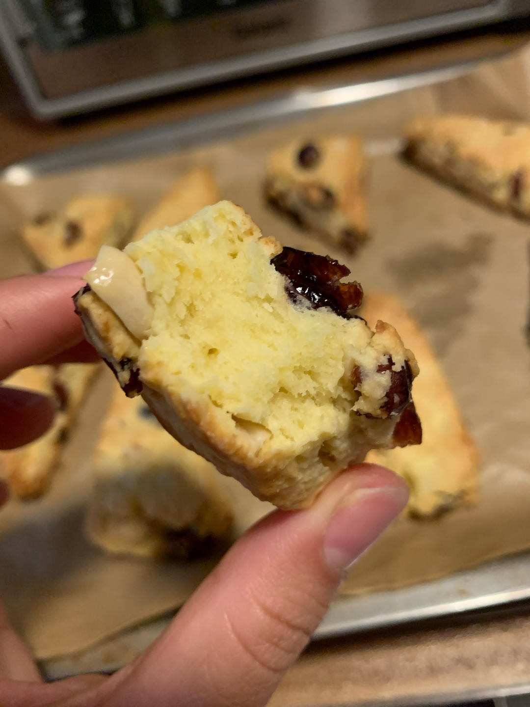 蔓越莓司康太好吃了！