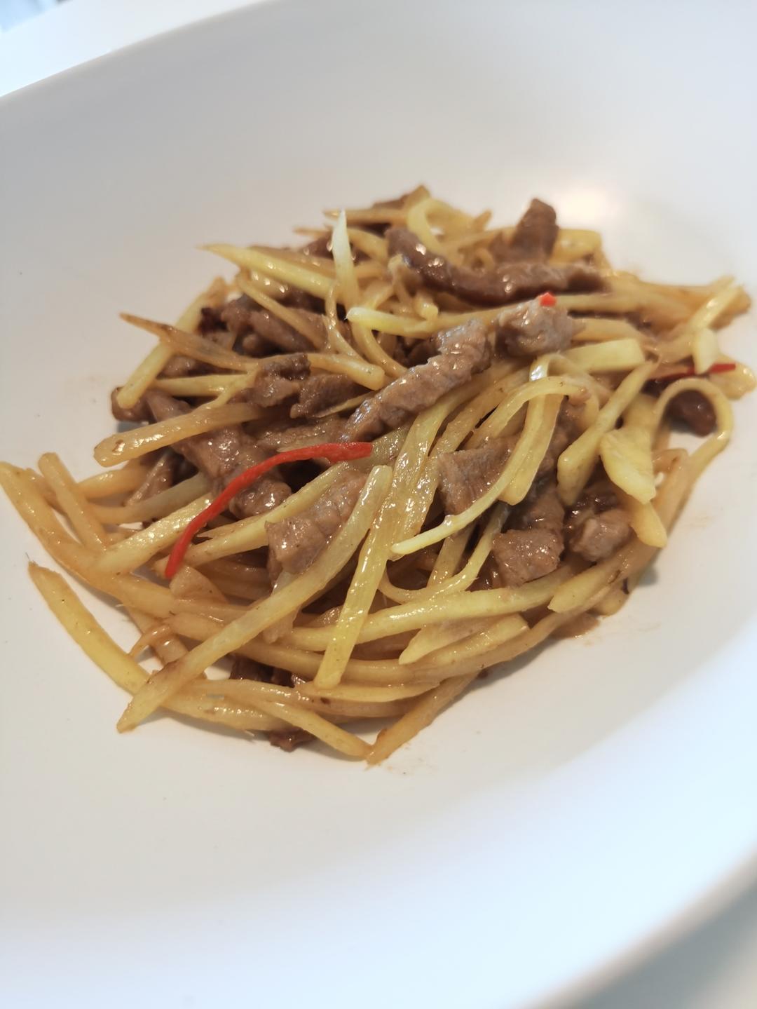 嫩姜牛肉丝｜开胃好吃下饭菜！大厨不说的秘诀
