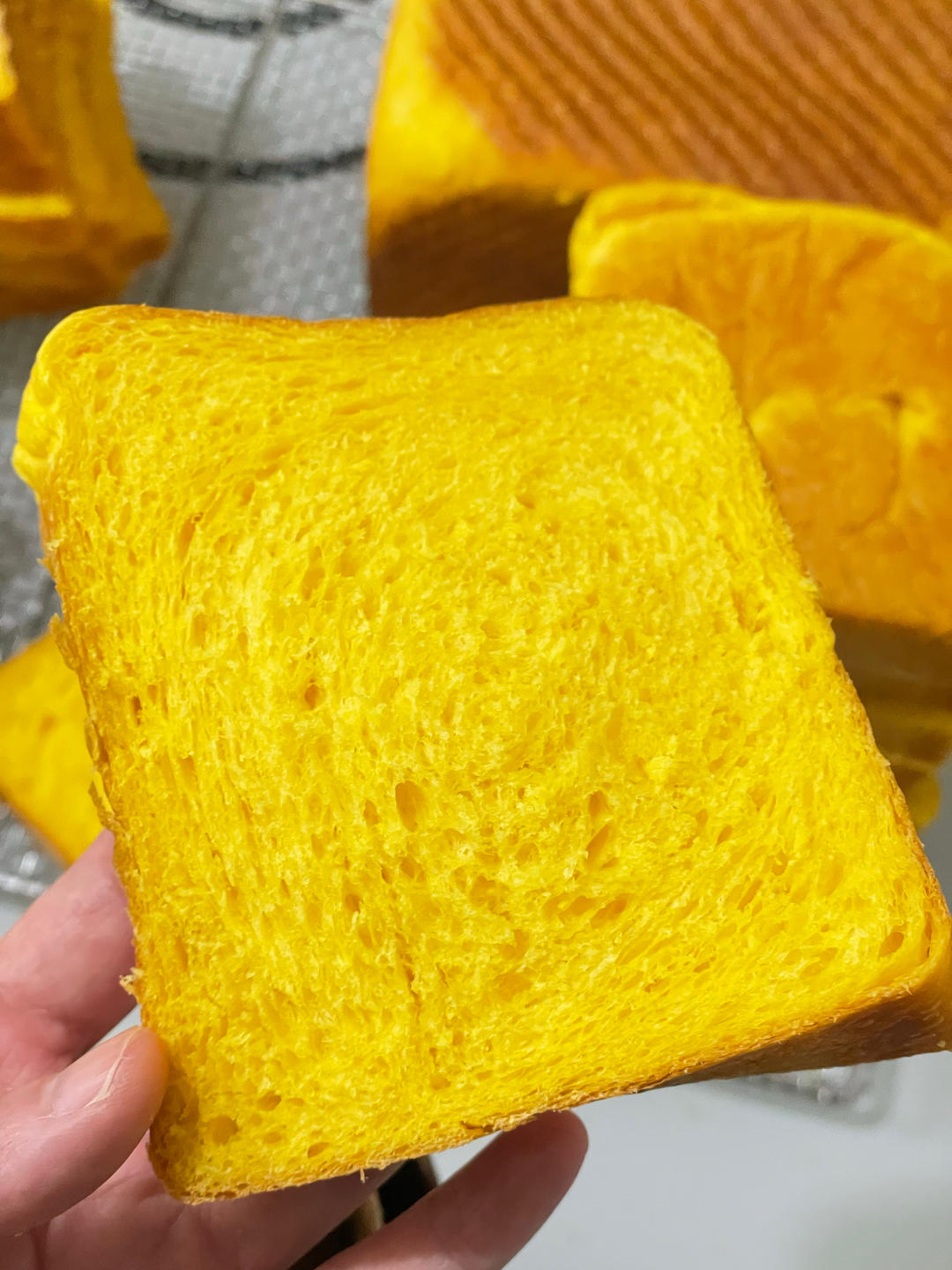 （私用配方分享）金灿灿的南瓜吐司