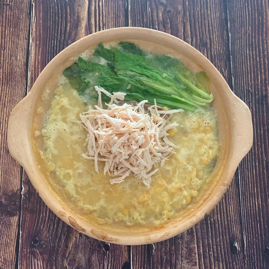 鸡丝豆汤饭