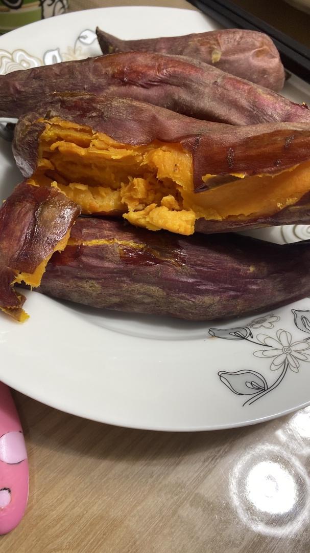 【糯唧唧的烤红薯】糖油四溢皮肉分离外糯里嫩吸溜着吃！
