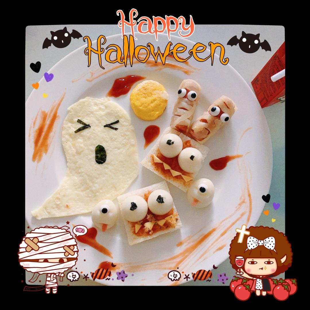 🎃👻😈‼️万圣节限定美食合集（煎蛋/南瓜汤/烤肠）