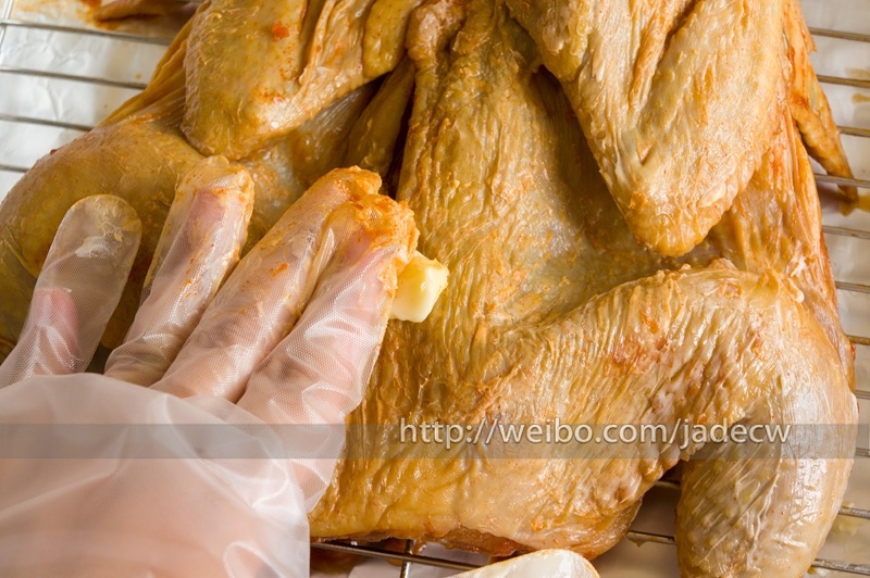 袋袋烤鸡--自制腌料+脆皮秘籍的做法 步骤15