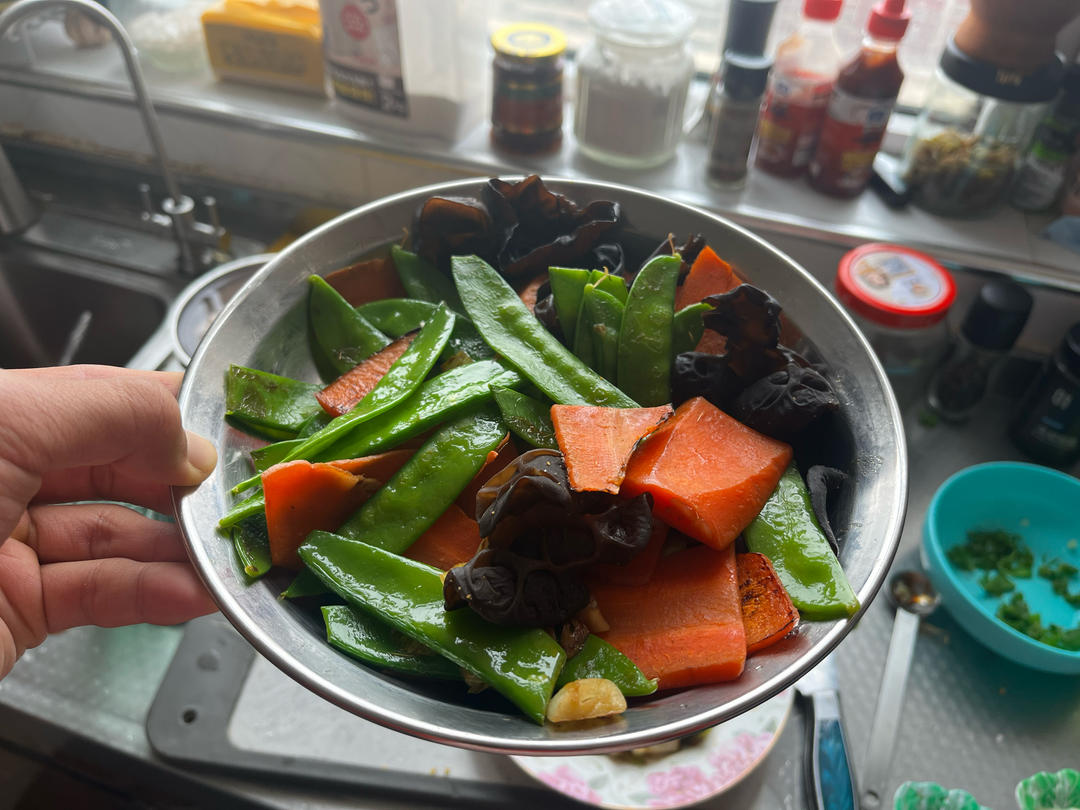 小炒荷兰豆木耳