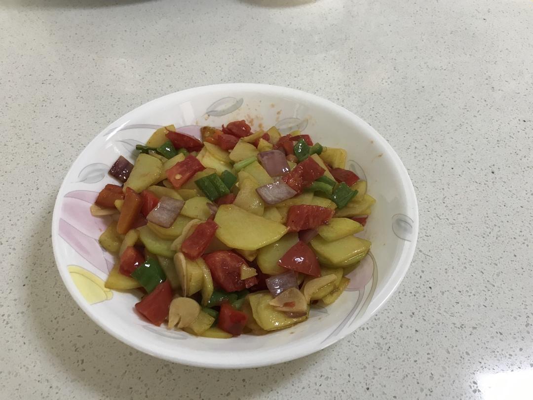 西红柿炒土豆