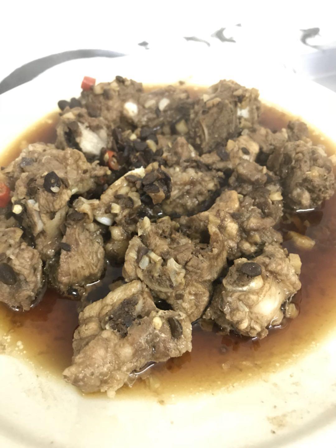 家常菜～豉汁蒸排骨