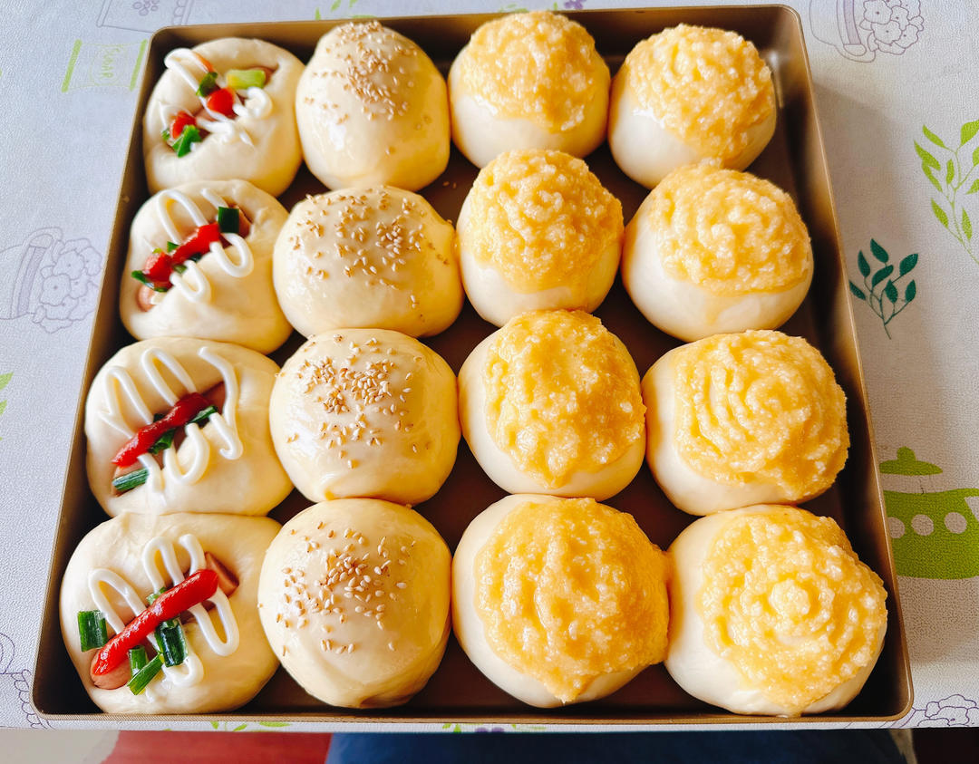 🥛超简单快手，柔软拉丝，一次发酵，牛奶小餐包