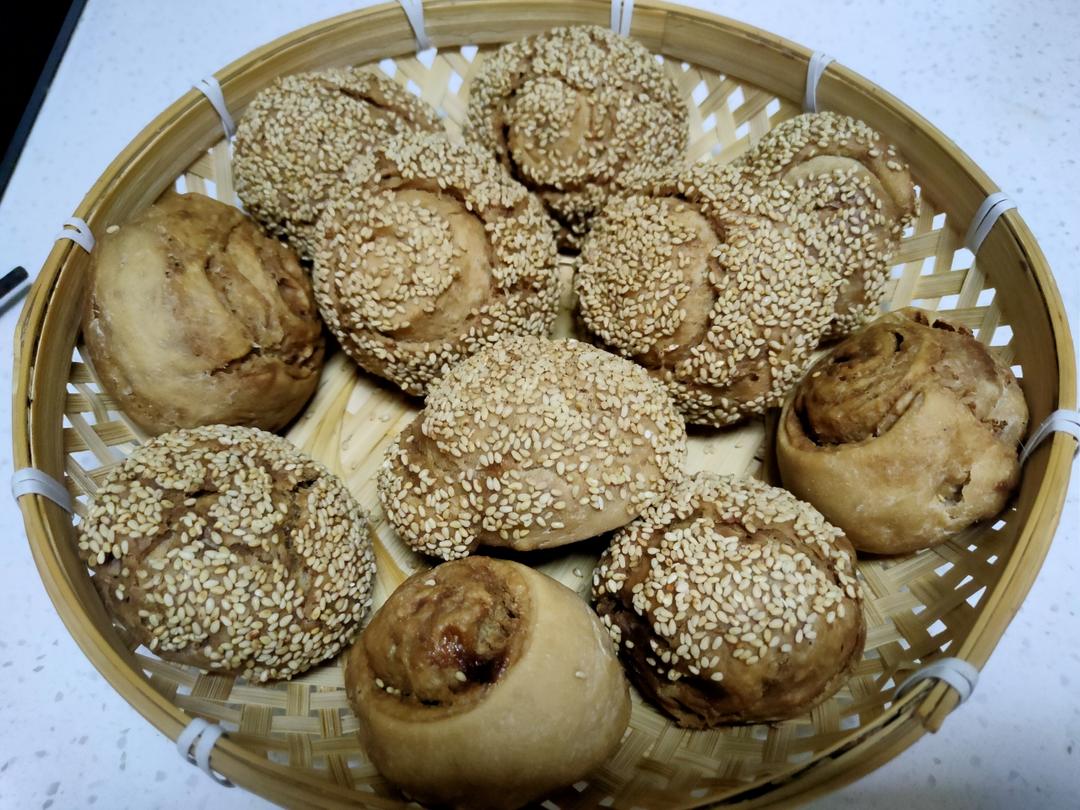 麻酱红糖烧饼（火烧）