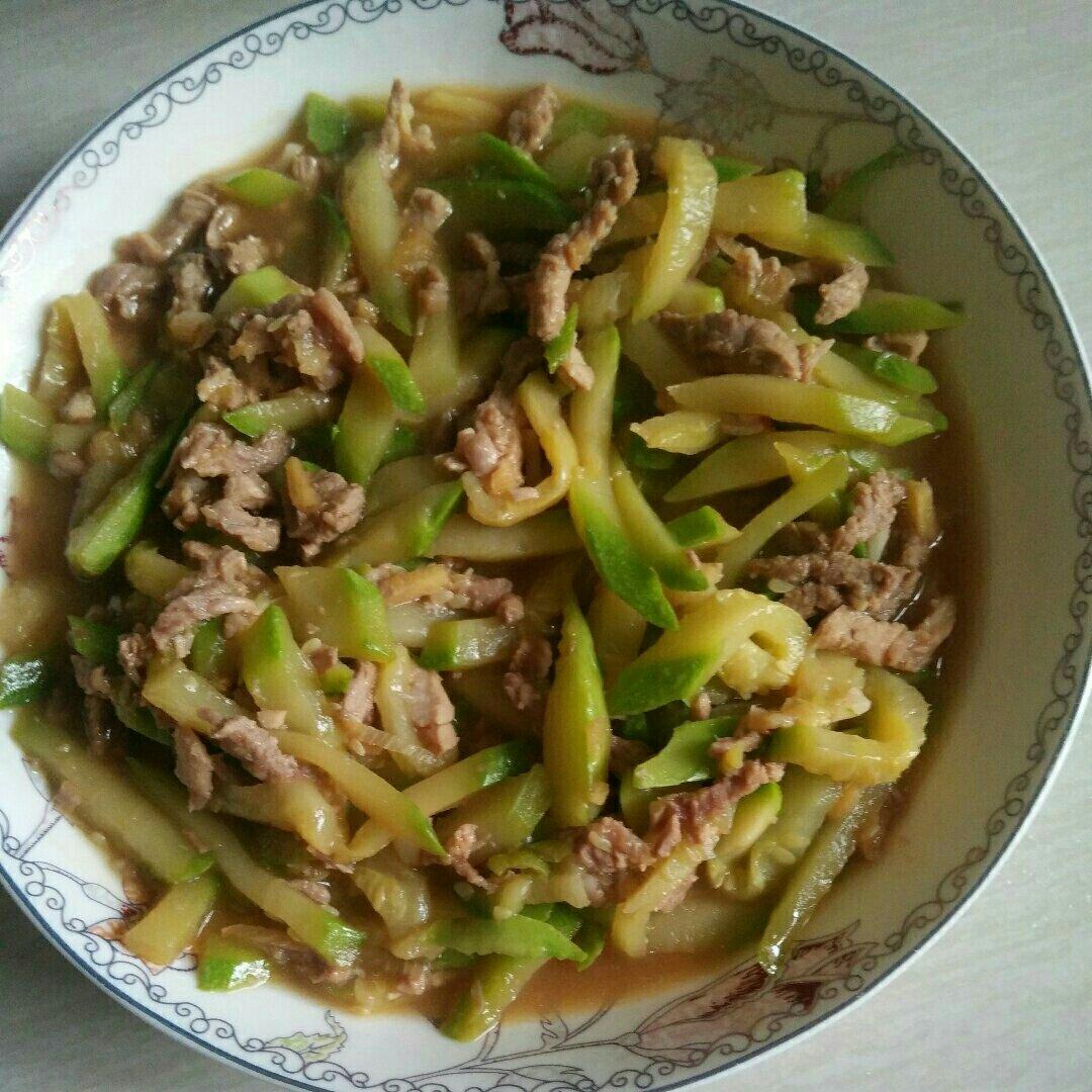 【★怀棯,★】做的西葫芦炒肉丝