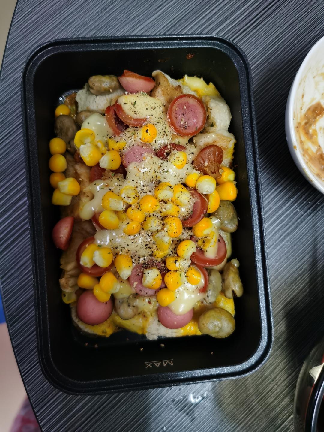 家庭版馒头底披萨