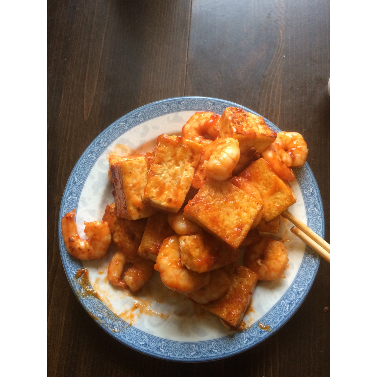 鲜虾番茄豆腐