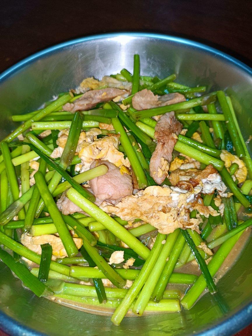 蒜薹炒鸡蛋