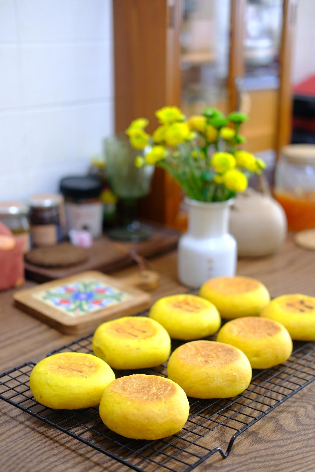 日式南瓜蜜豆包