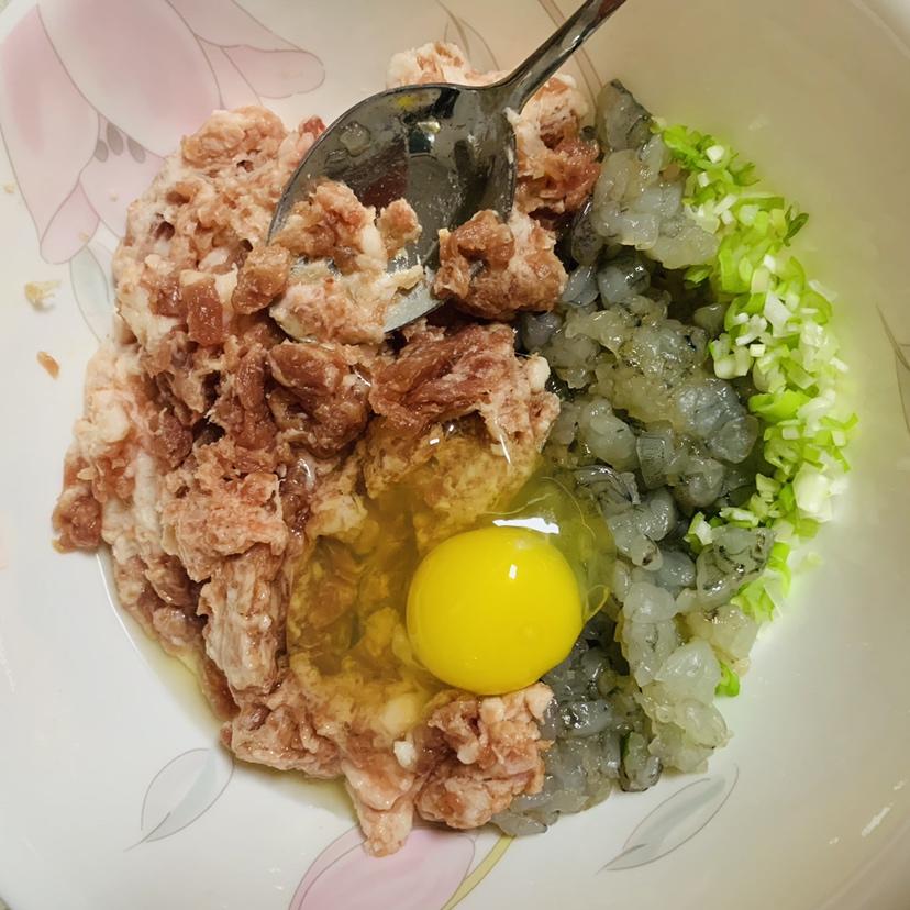 肉不柴的馄饨馅
