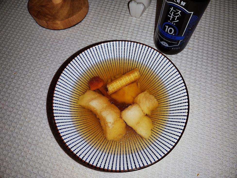 姬松茸鱼骨汤的做法