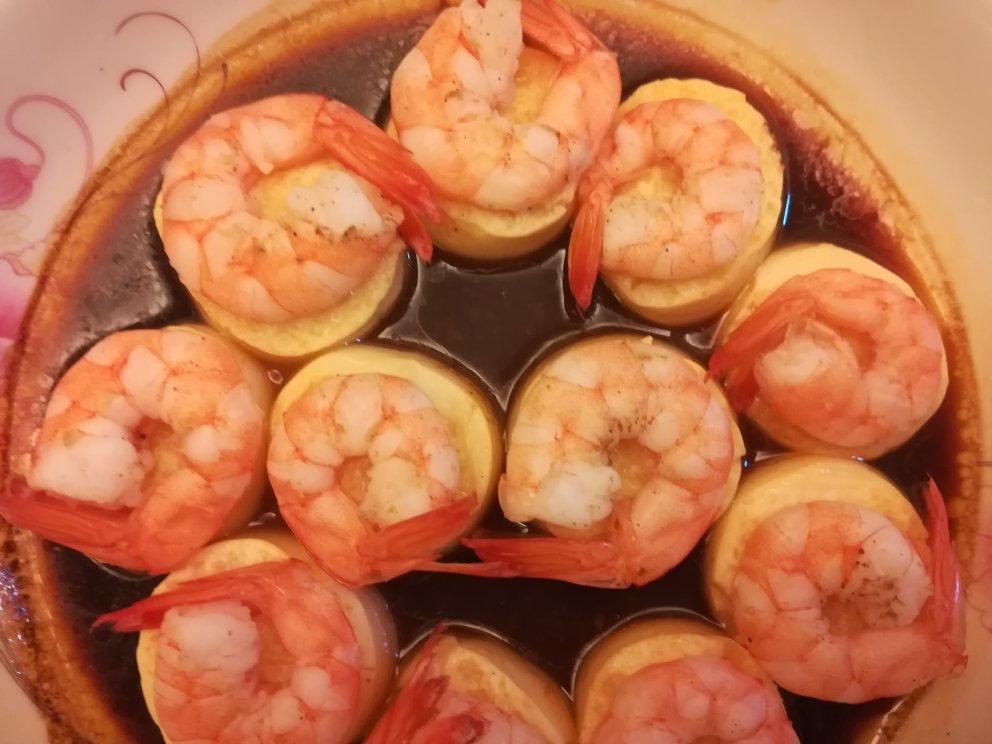 日本豆腐蒸虾仁