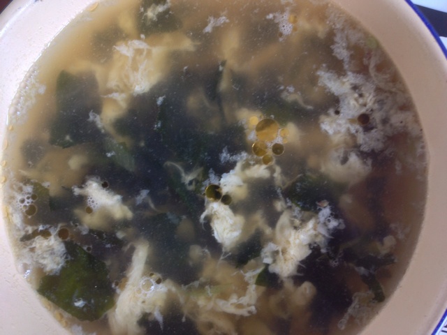 螺旋藻蛋汤