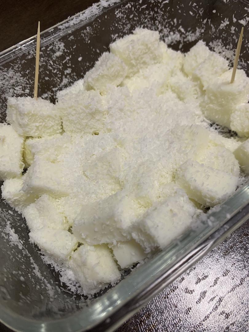 （只需4种材料)牛奶小方