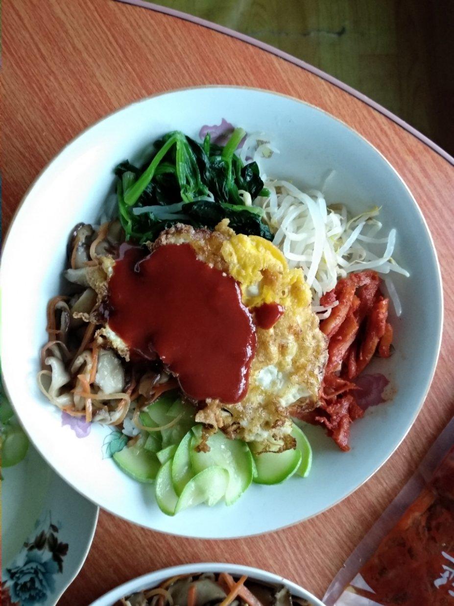 不用石锅的韩式拌饭