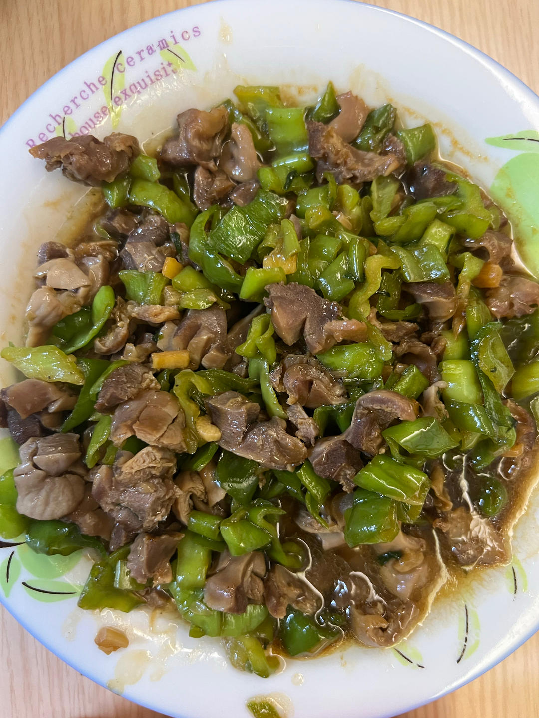 巨好吃的青椒炒鸡胗
